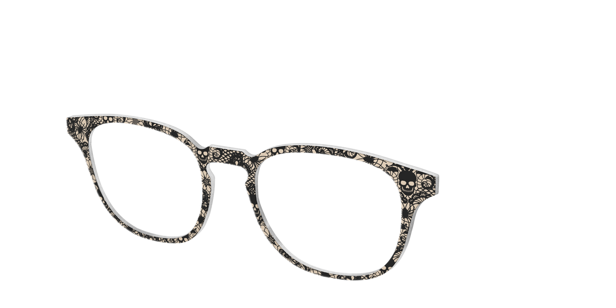 The Skull Lace - Angle Top Image - Pair Eyewear