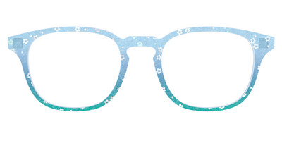 The Sky Blue Crystal with Daisy Glitter - Front Top Thumbnail - Pair Eyewear