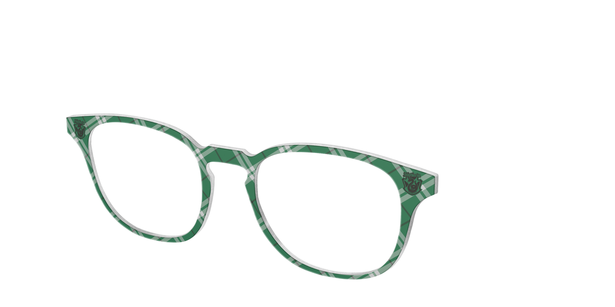 The Slytherin™ Plaid - Angle Top Image - Pair Eyewear