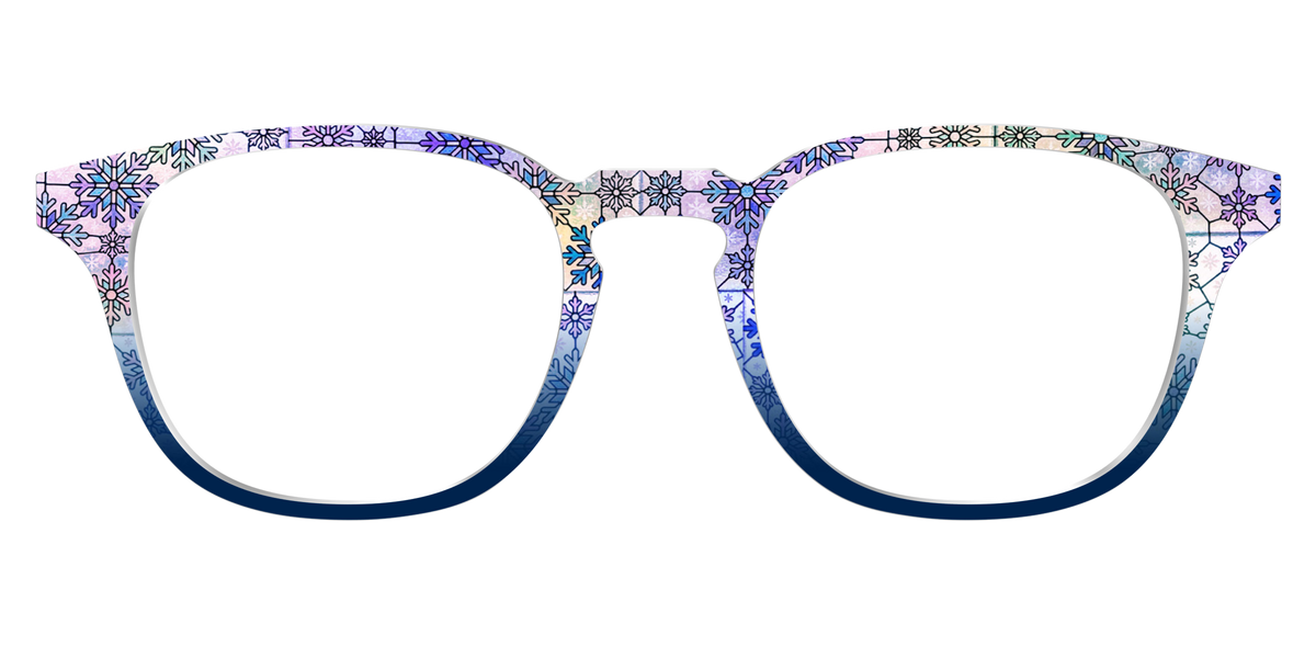 The Snowfall Stained Glass - Front Top Image - Pair Eyewear