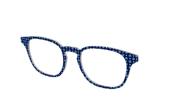 The Snowflake Polka Dot - Angle Top Thumbnail - Pair Eyewear