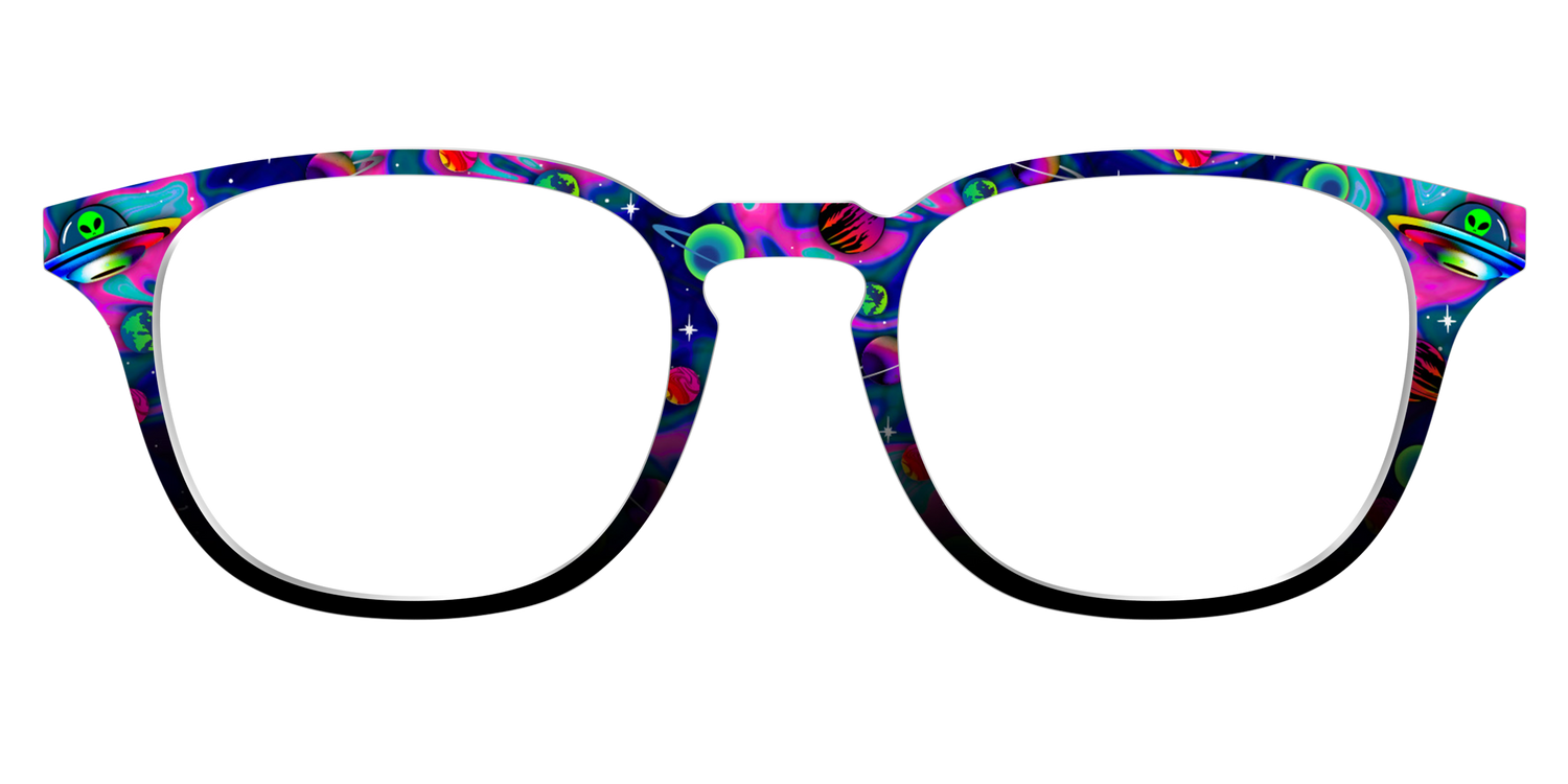 The Space Invasion Marble - Front Top Image - Pair Eyewear