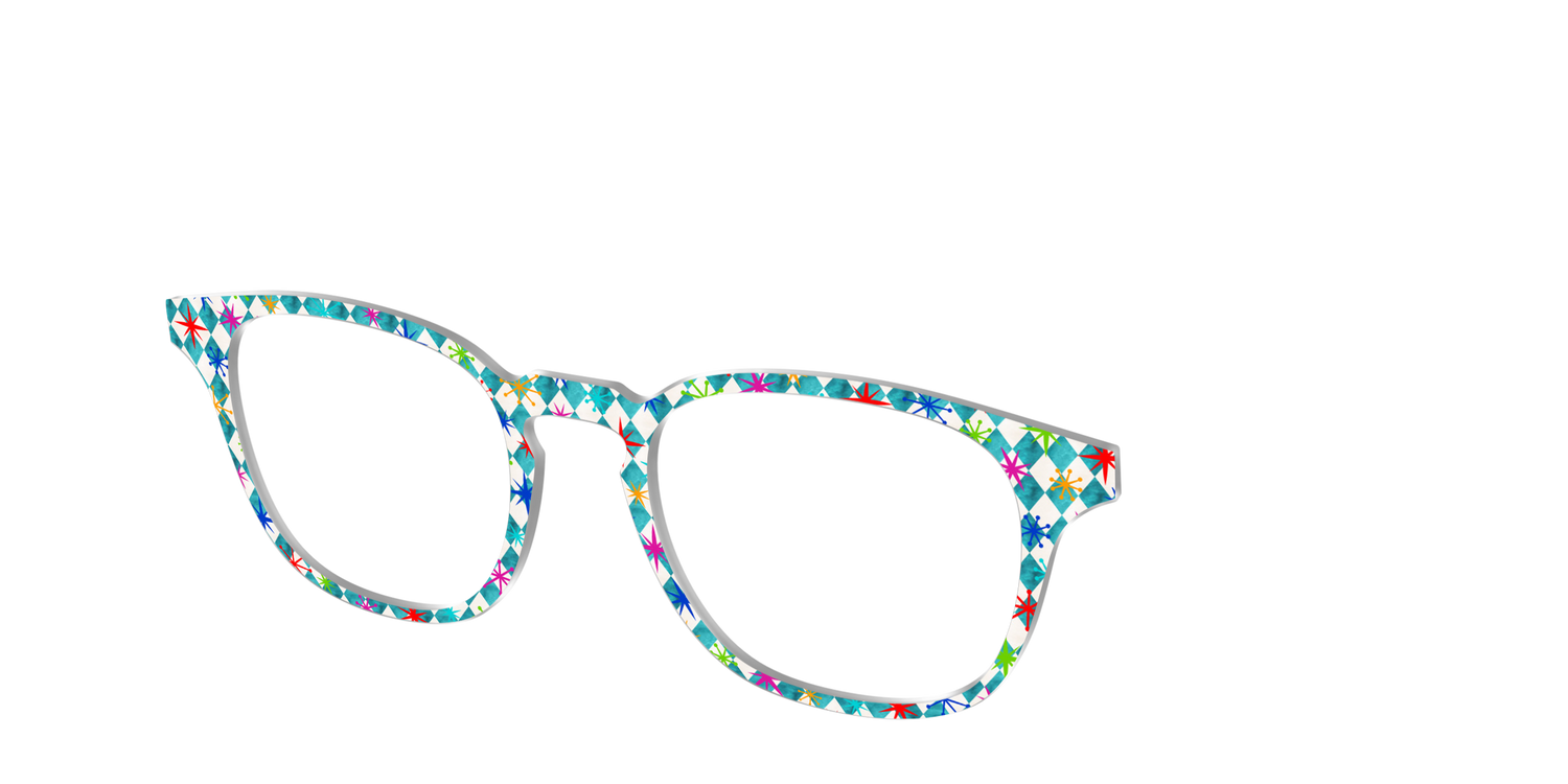 The Starburst Diamonds - Angle Top Image - Pair Eyewear
