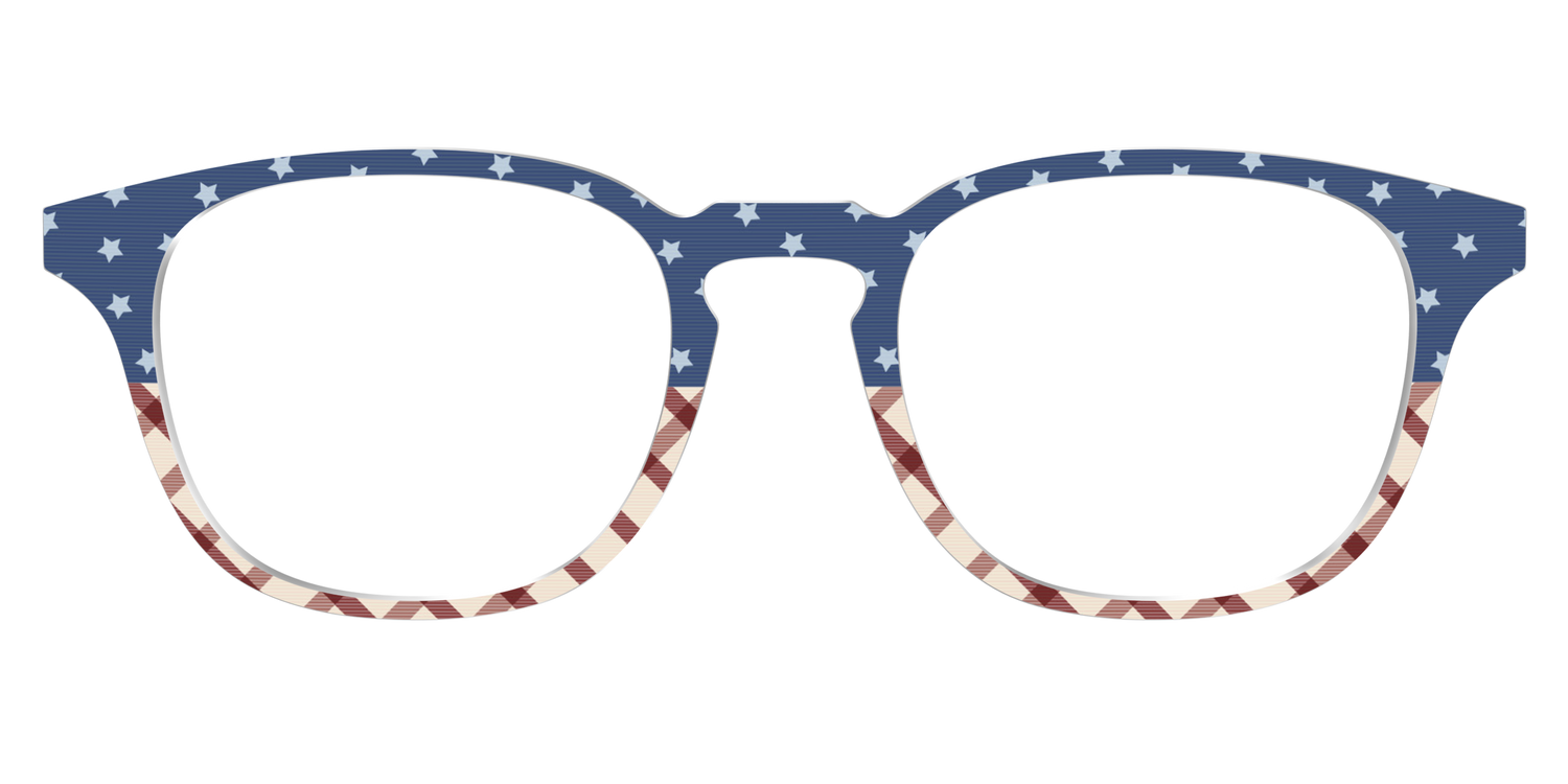 The Starry Gingham Split - Front Top Image - Pair Eyewear