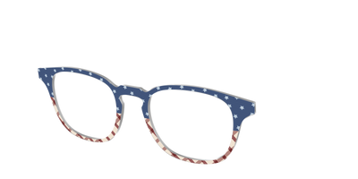 The Starry Gingham Split - Angle Top Thumbnail - Pair Eyewear