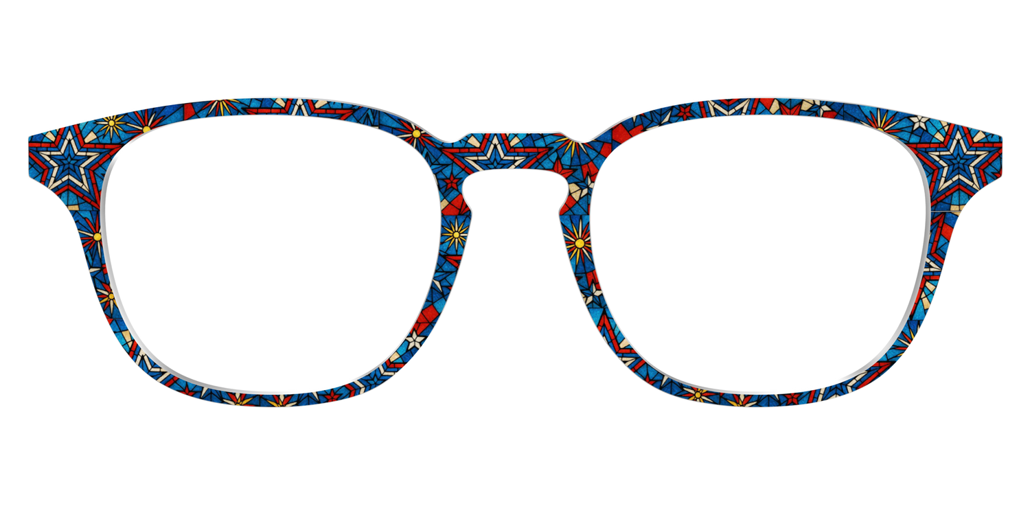 The Star-Spangled Stained Glass - Front Top Image - Pair Eyewear