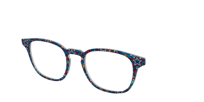 The Star-Spangled Stained Glass - Angle Top Thumbnail - Pair Eyewear