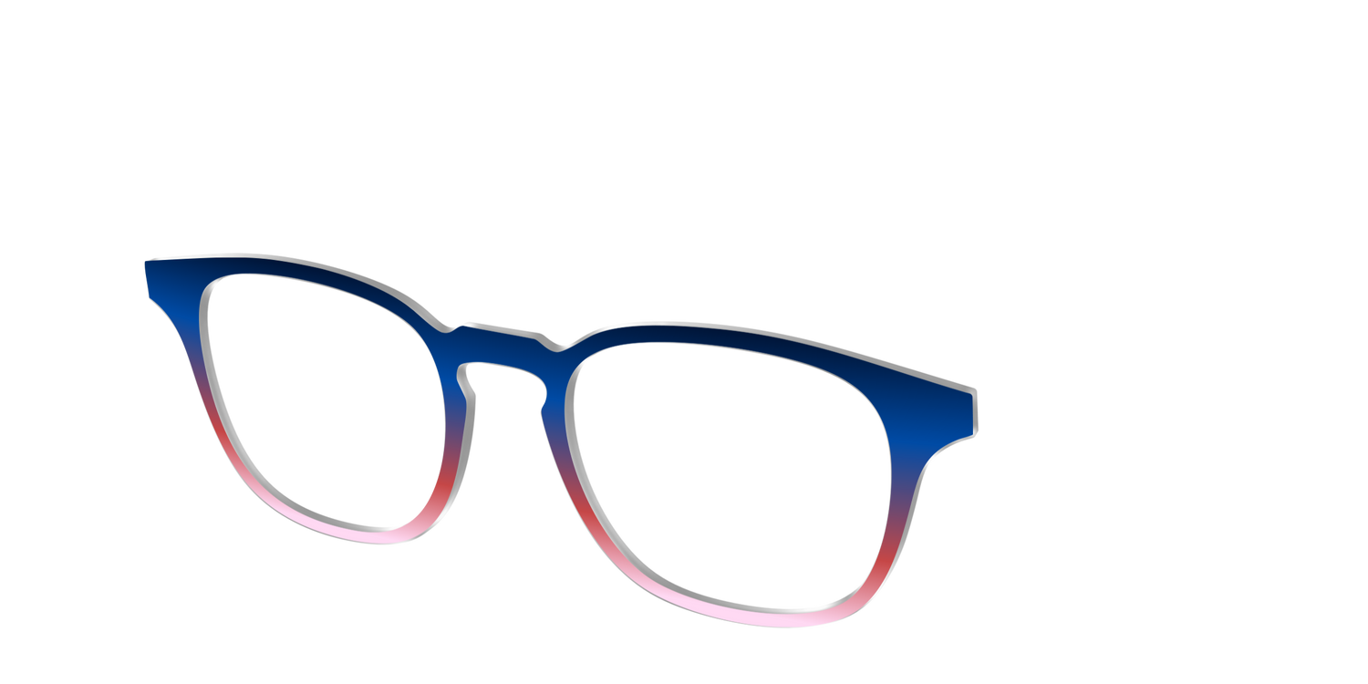 The Summer Sky Gradient - Angle Top Image - Pair Eyewear