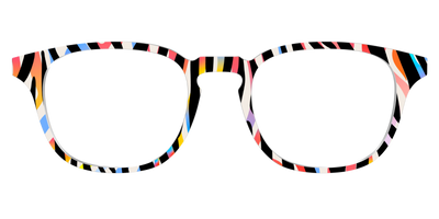 The Vivid Zebra Stripes - Front Top Thumbnail - Pair Eyewear