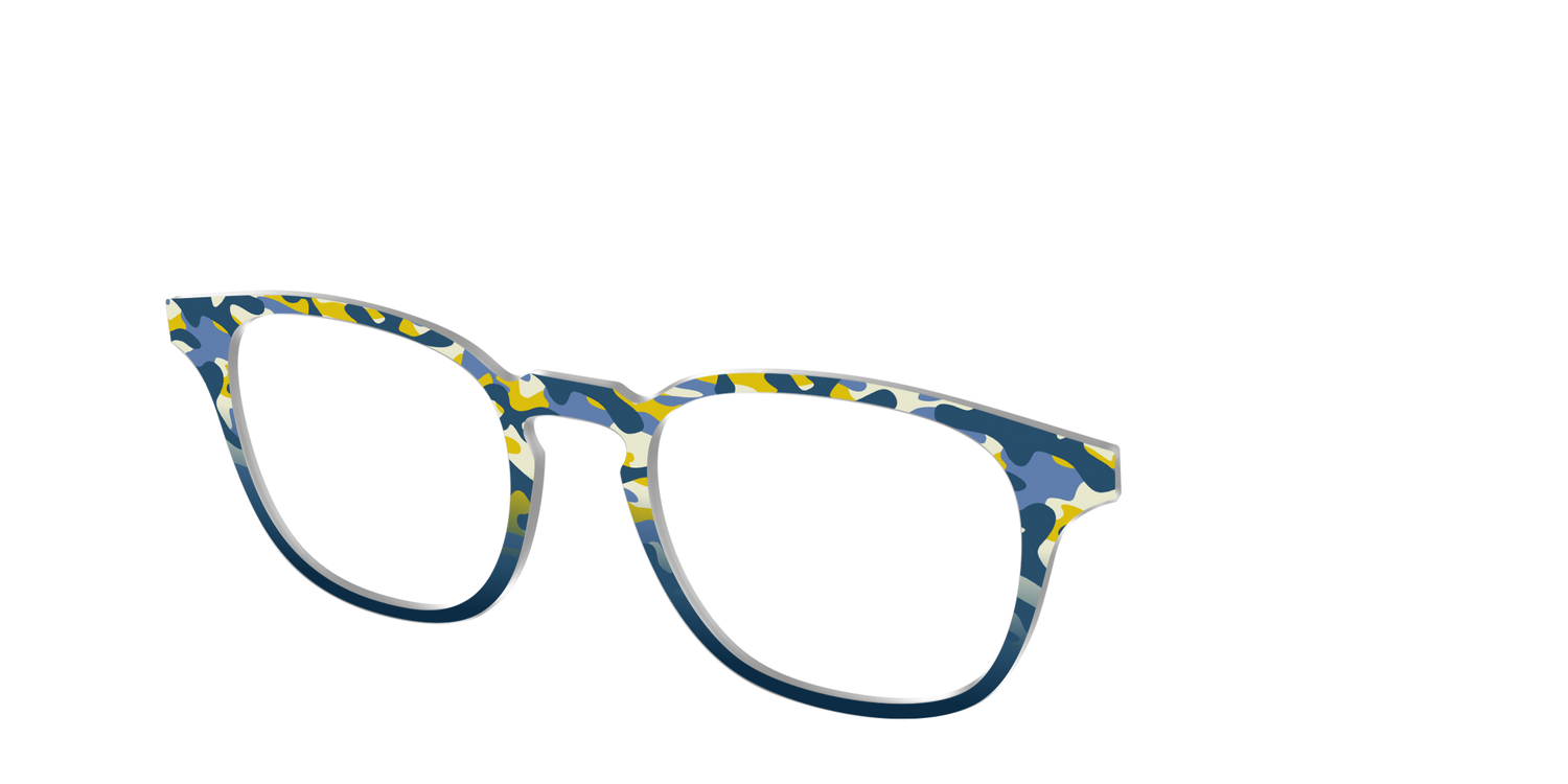 The Waterfront Breeze Camo - Angle Top Image - Pair Eyewear