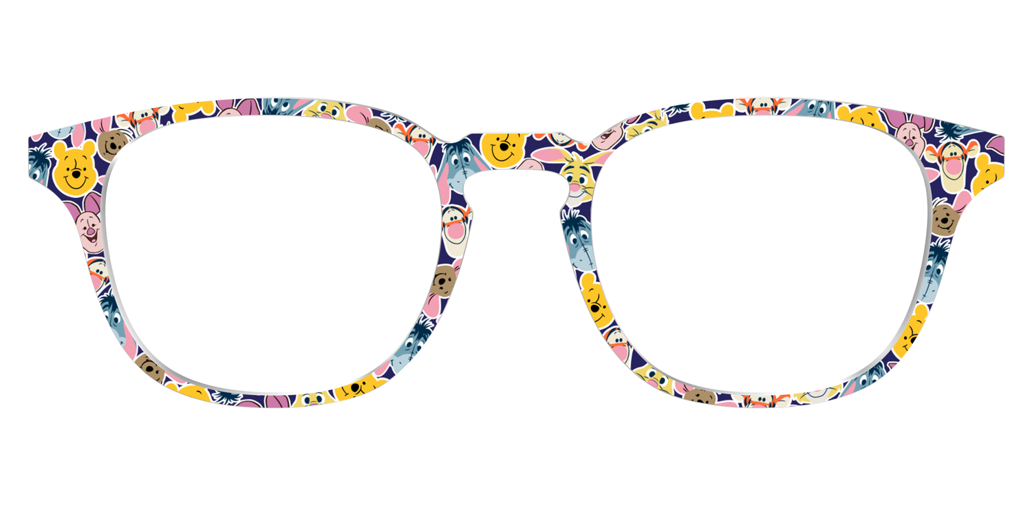 Winnie the Pooh & Friends Stickers - Front Top Image - Pair Eyewear