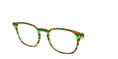 The Woodgrain Waves - Angle Top Thumbnail - Pair Eyewear