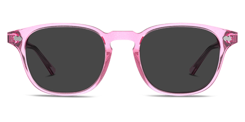 The Otis - Pink Glitter Clear Sun - Pair Eyewear