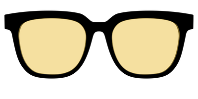 The Black with Driving Lens - Front Top Thumbnail - Pair Eyewear