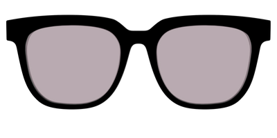 The Black with Gray Gaming Lens - Front Top Thumbnail - Pair Eyewear