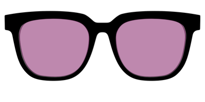 The Black with Pink Racquet Sport Lens - Front Top Thumbnail - Pair Eyewear