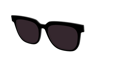 The Black with Urban Explorer Lens - Angle Top Thumbnail - Pair Eyewear