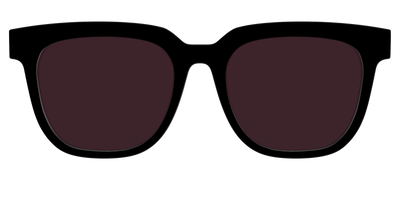 The Black with Water Lens - Front Top Thumbnail - Pair Eyewear