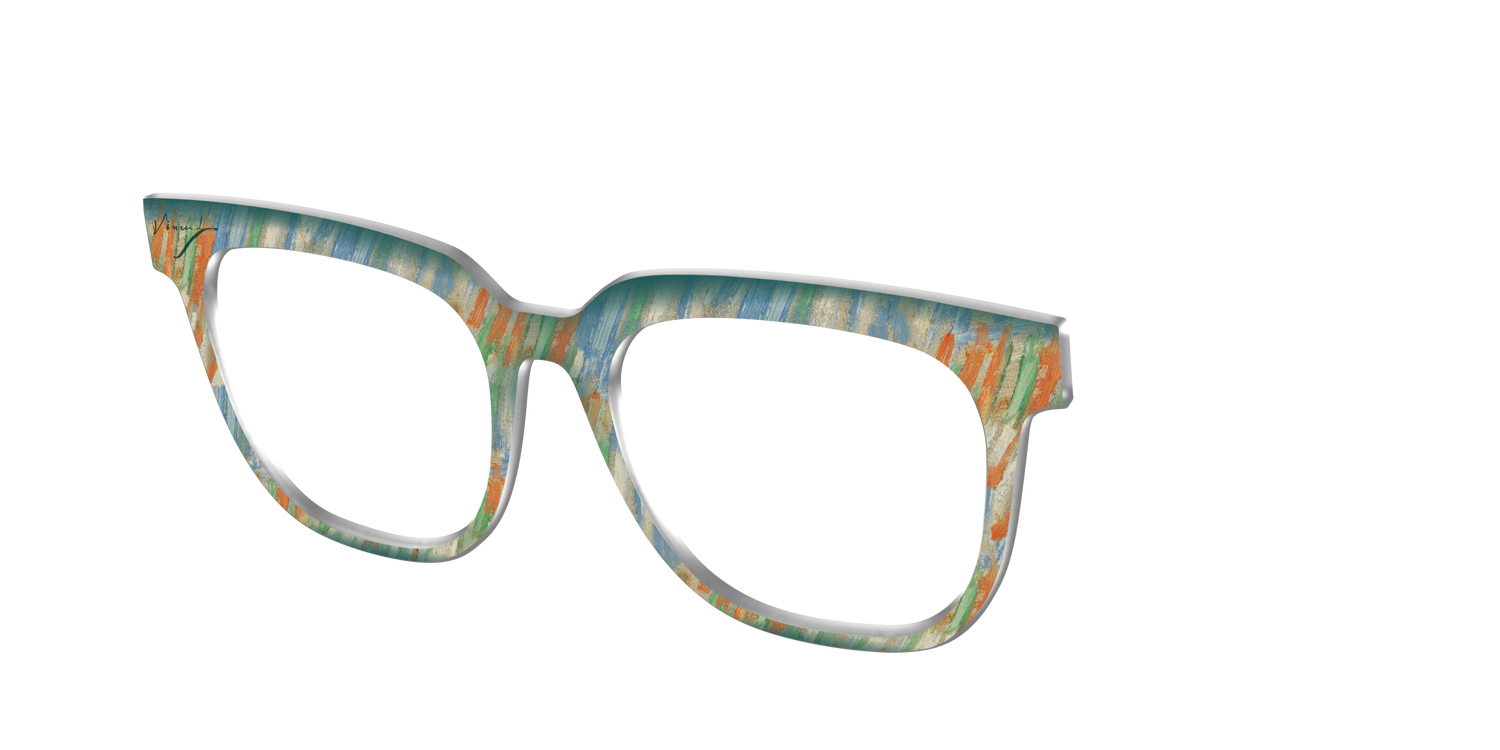 The Brush Strokes - Angle Top Image - Pair Eyewear