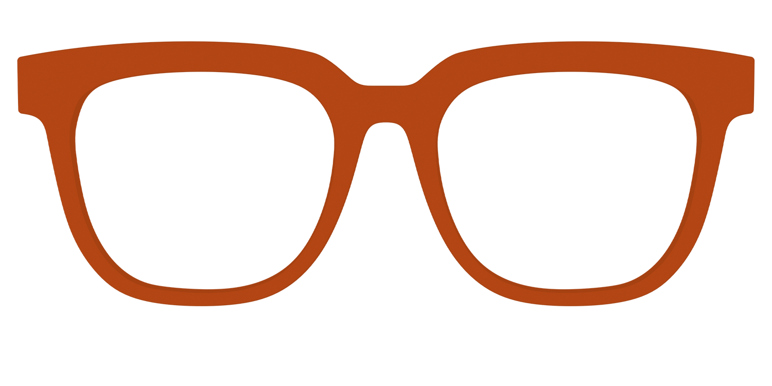 The Burnt Orange - Front Top Image - Pair Eyewear