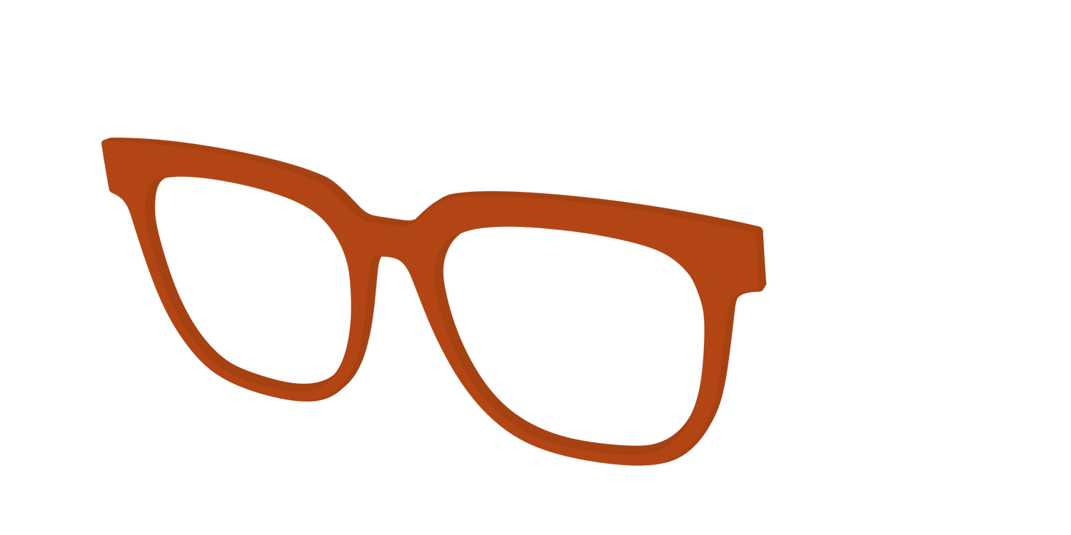 The Burnt Orange - Angle Top Image - Pair Eyewear
