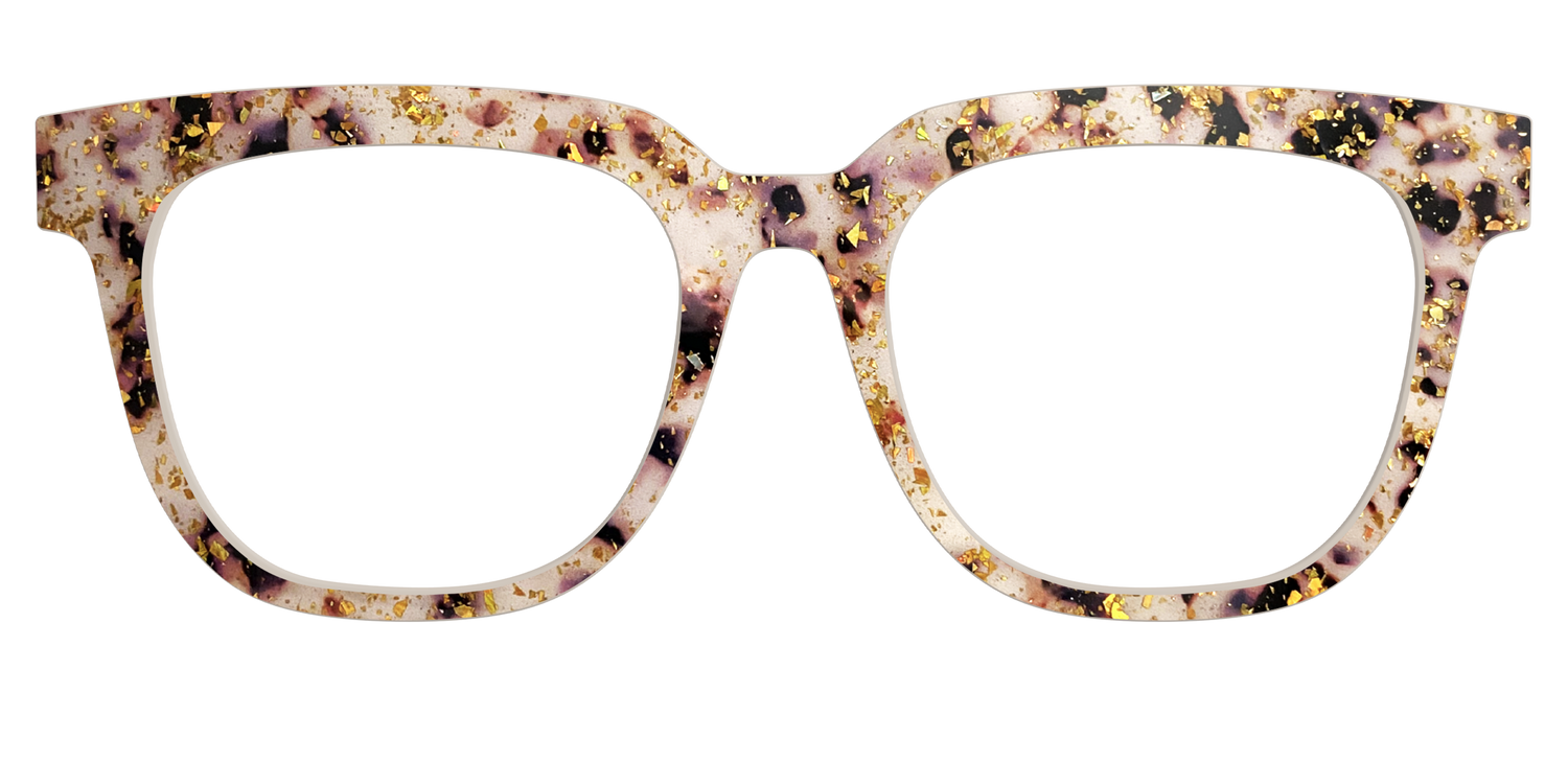 The Buttercream Tortoise with Gold Flakes - Front Top Image - Pair Eyewear