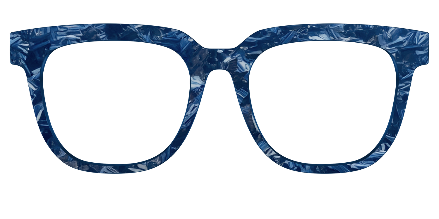 The Deep Slate Pearl Marble - Front Top Image - Pair Eyewear