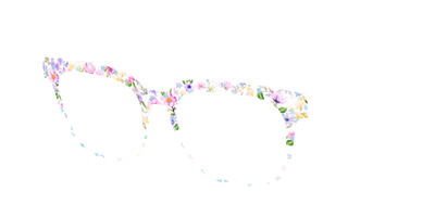 The Delicate Flower Crown with Butterfly Glitter - Angle Top Thumbnail - Pair Eyewear