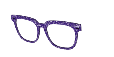 The Electric Purple Sparkle - Angle Top Thumbnail - Pair Eyewear