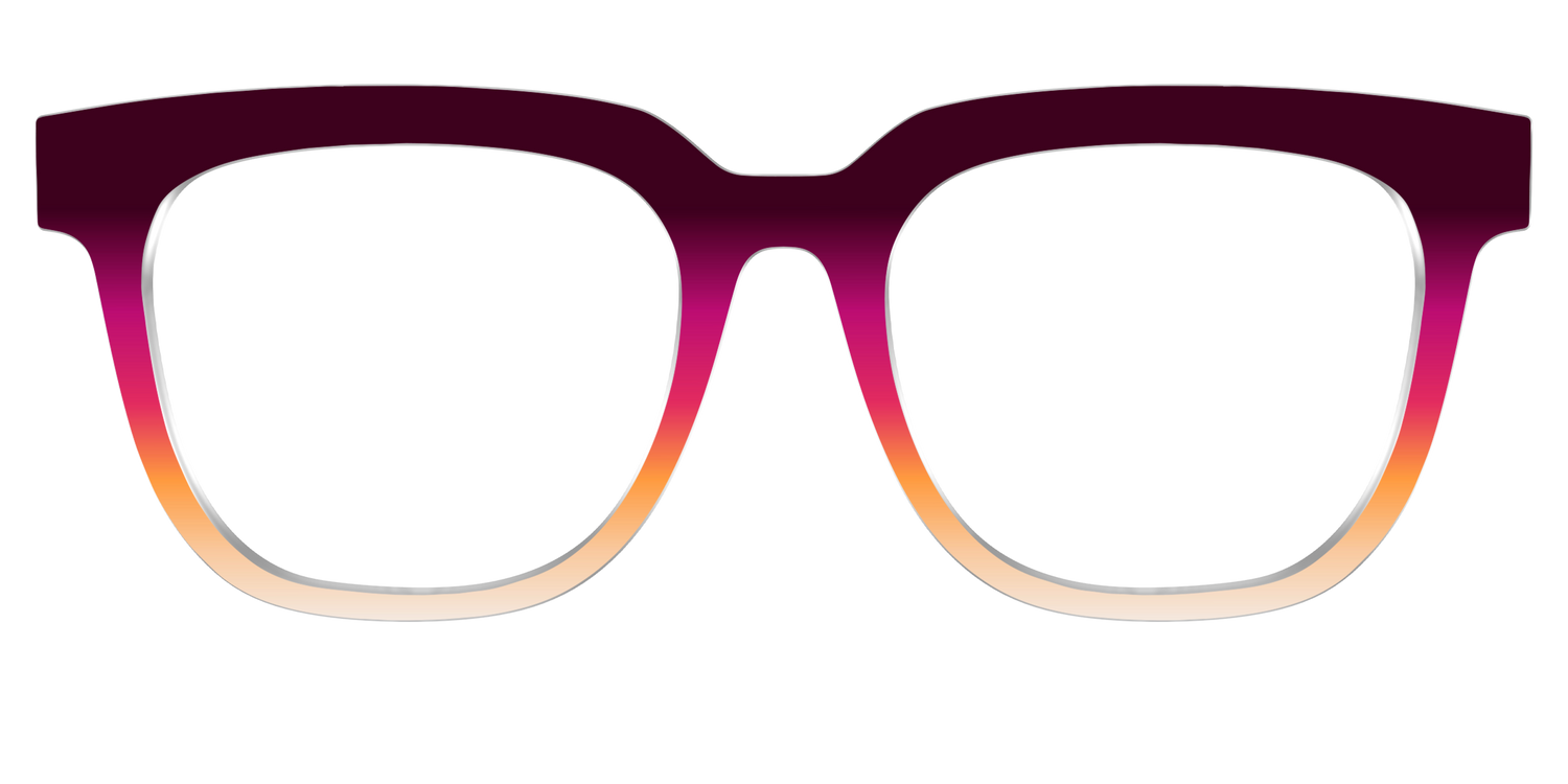 The Ember Gradient - Front Top Image - Pair Eyewear