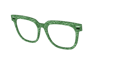 The Emerald Sparkle - Angle Top Thumbnail - Pair Eyewear