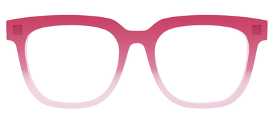 The Flamingo to Blush Gradient Crystal - Front Top Thumbnail - Pair Eyewear