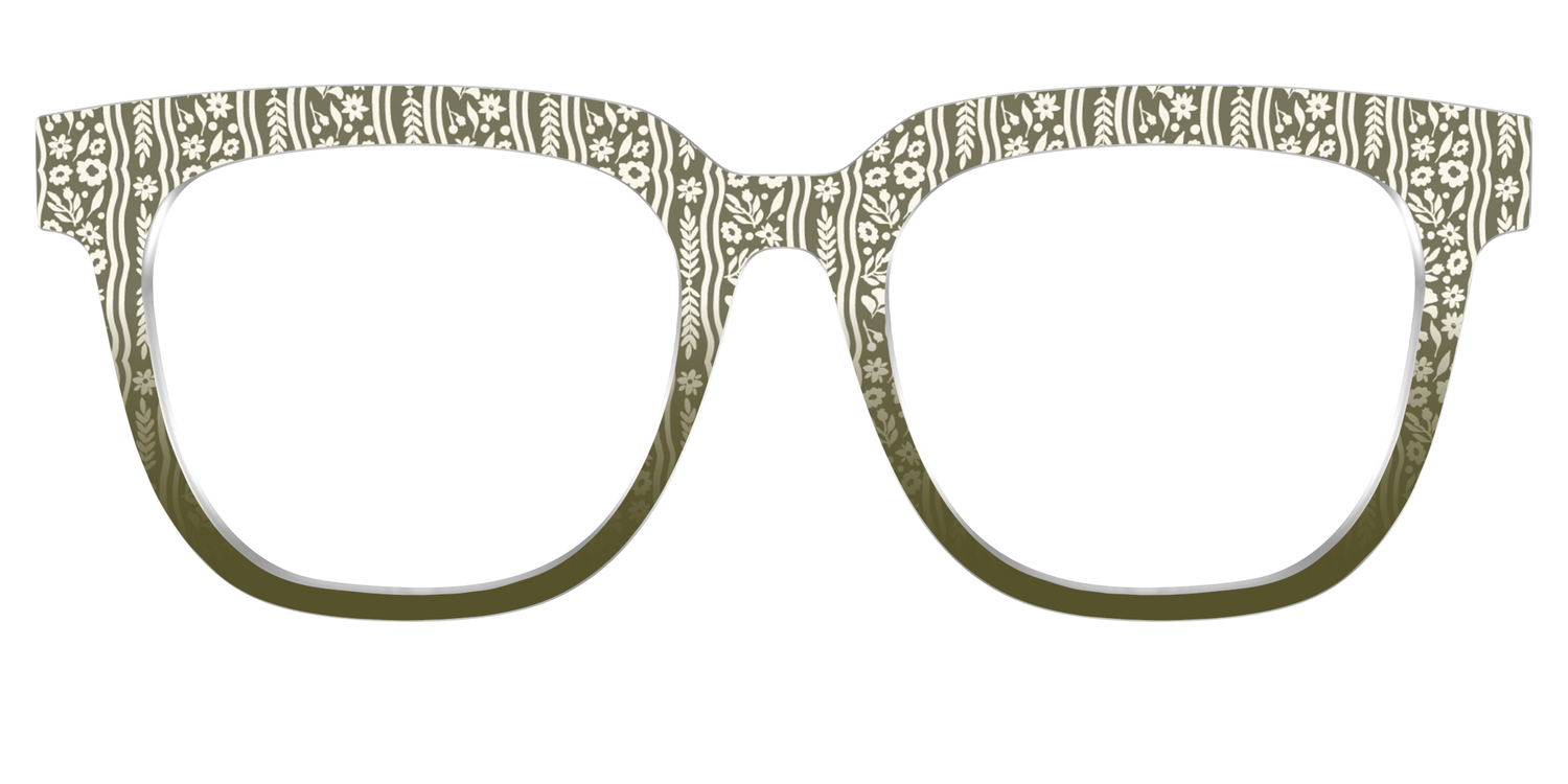 The Floret Stripes - Front Top Image - Pair Eyewear