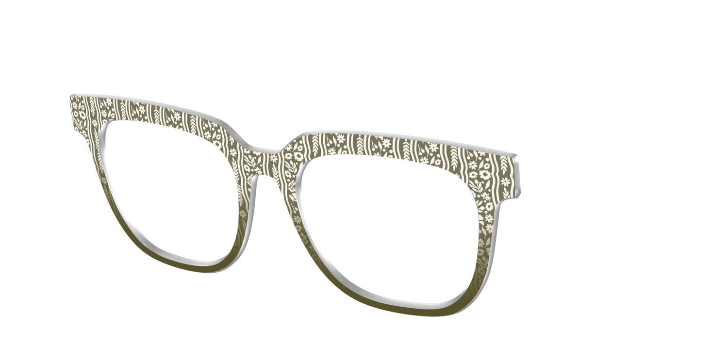 The Floret Stripes - Angle Top Image - Pair Eyewear