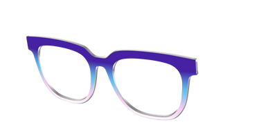 The Frozen Horizon Gradient - Angle Top Thumbnail - Pair Eyewear