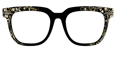 The Gold Foil Vines - Front Top Thumbnail - Pair Eyewear