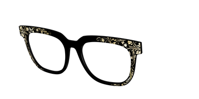 The Gold Foil Vines - Angle Top Thumbnail - Pair Eyewear