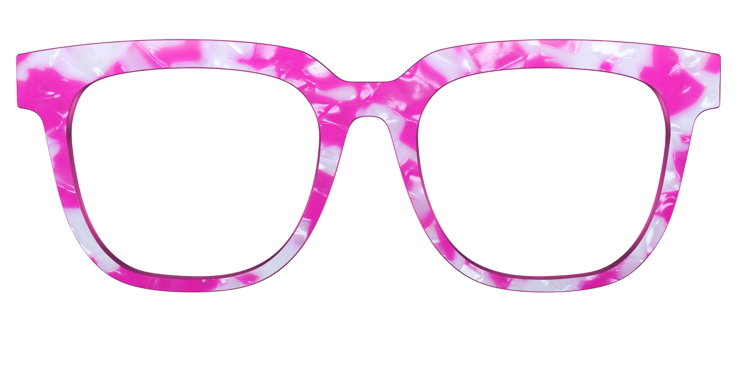 The Hot Pink Pearl Tortoise - Front Top Image - Pair Eyewear