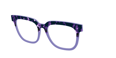 The Iris Tortoise Crystal Split - Angle Top Thumbnail - Pair Eyewear