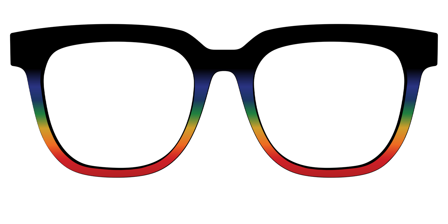 The Love Wins Gradient - Front Top Image - Pair Eyewear