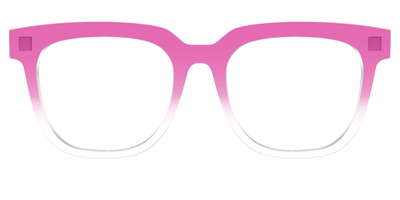 The Magenta Gradient Crystal - Front Top Thumbnail - Pair Eyewear
