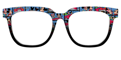 The Mickey & Minnie Comic Split - Front Top Thumbnail - Pair Eyewear
