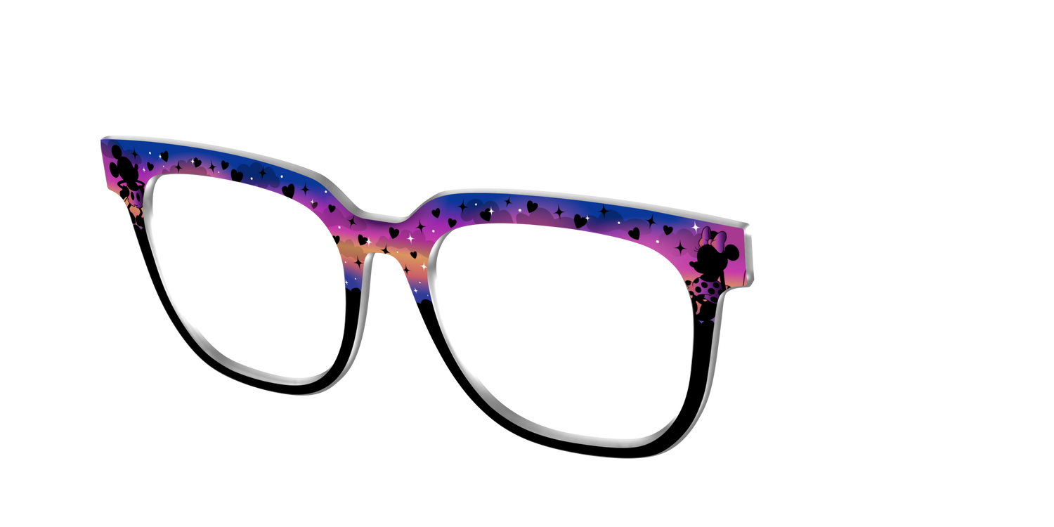 The Mickey & Minnie Shadow Play - Angle Top Image - Pair Eyewear