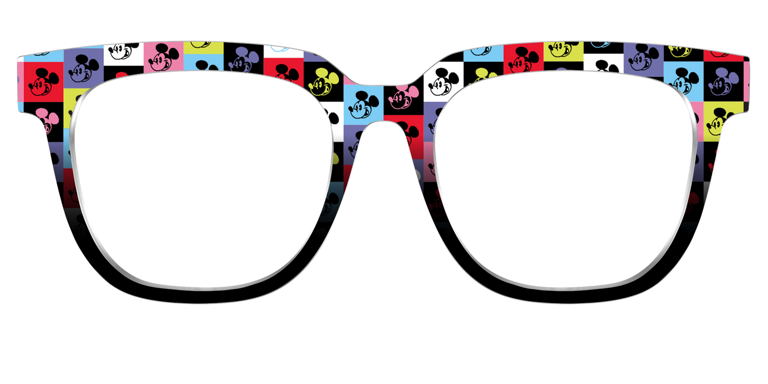 The Mickey Check - Front Top Image - Pair Eyewear