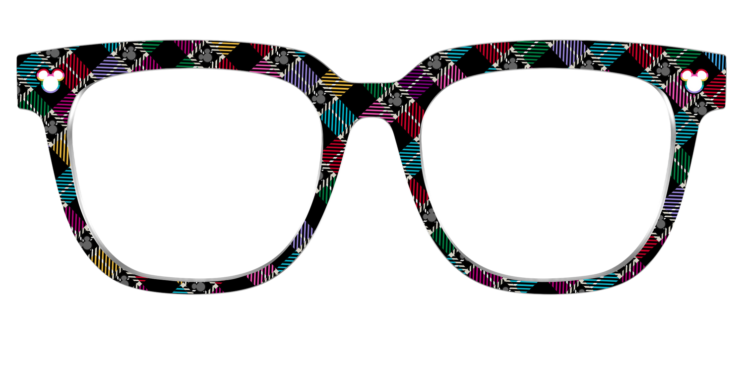 The Mickey Plaid - Front Top Image - Pair Eyewear