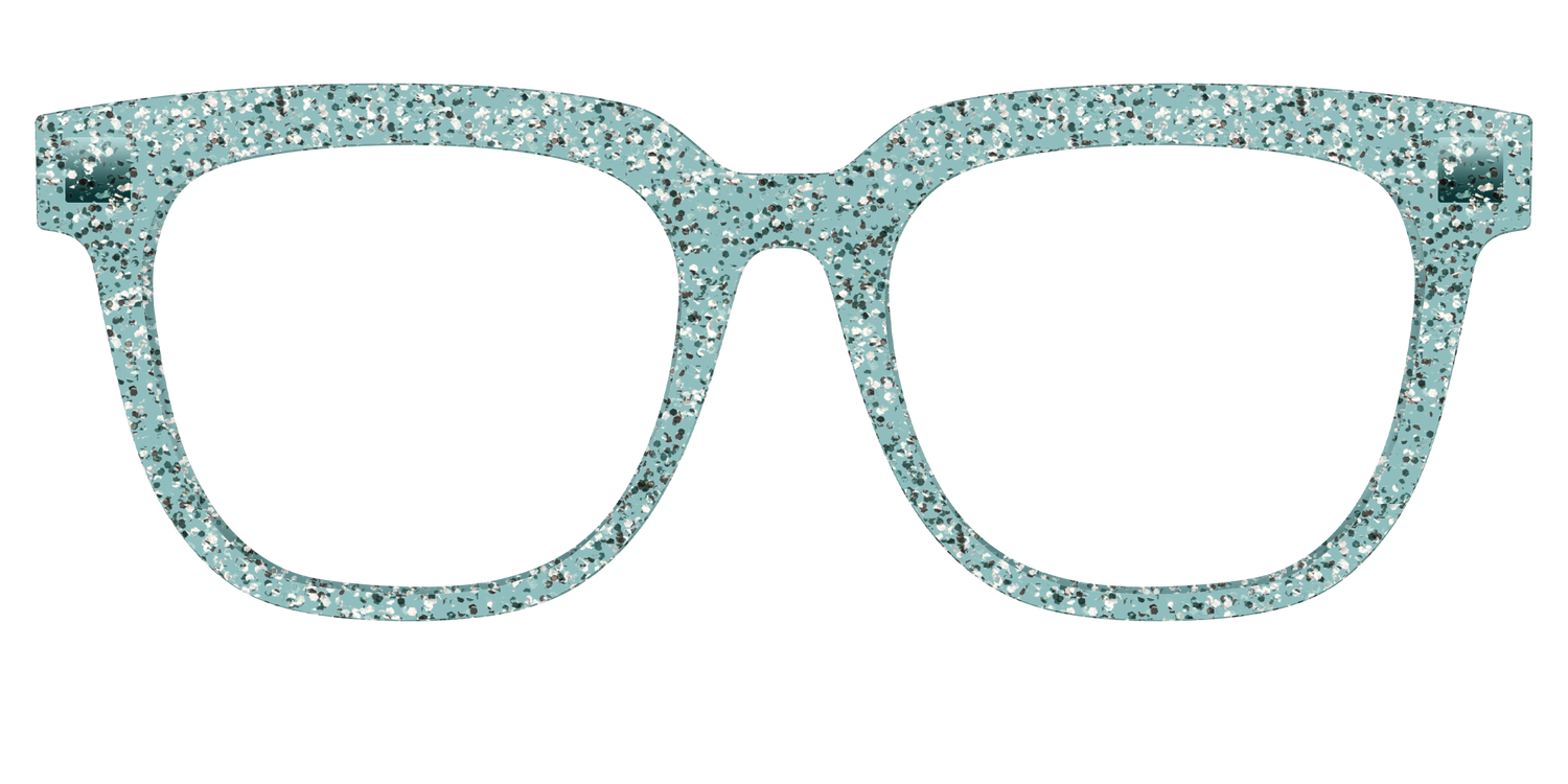The Mint Sparkle - Front Top Image - Pair Eyewear