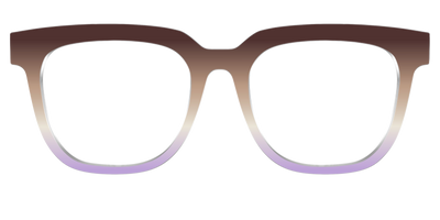 The Mocha to Light Lavender Gradient - Front Top Thumbnail - Pair Eyewear