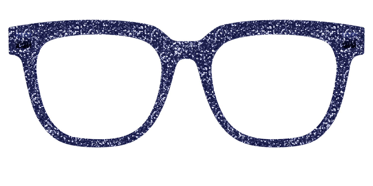 The Navy Sparkle - Front Top Image - Pair Eyewear