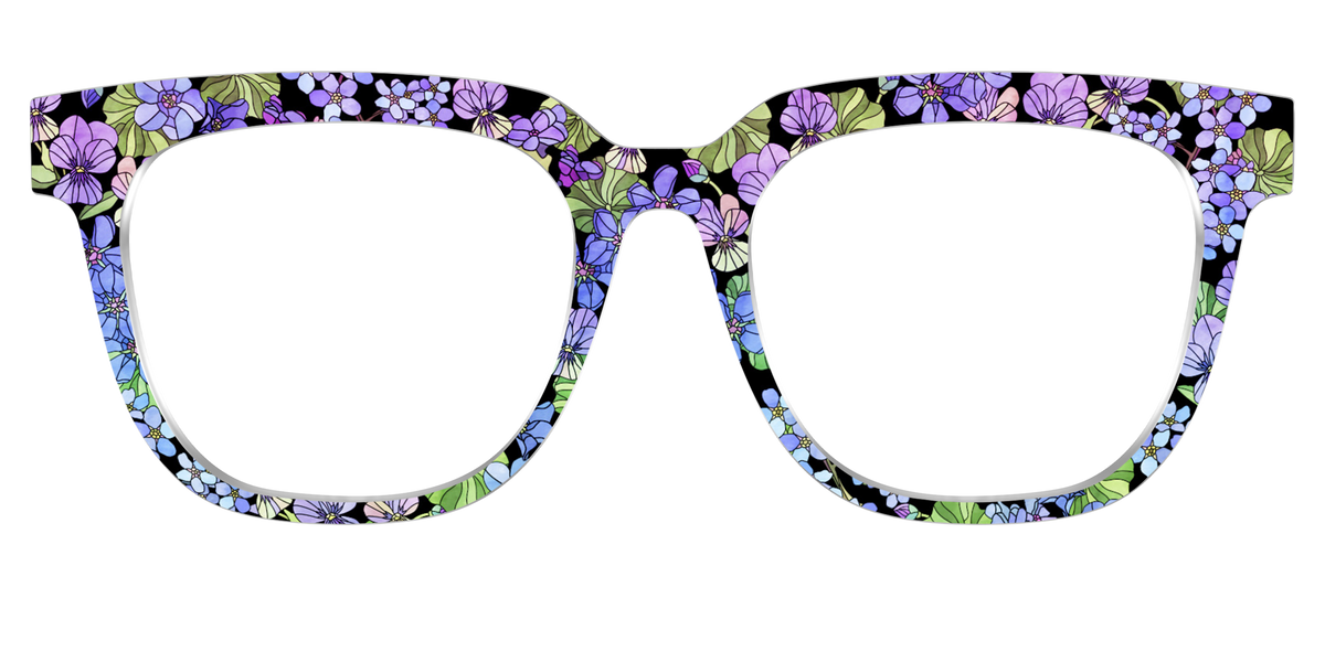 The Night-Blooming Stained Glass - Front Top Image - Pair Eyewear