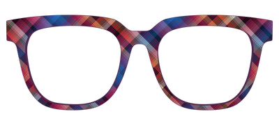The Ombre Plaid - Front Top Thumbnail - Pair Eyewear